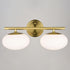 Vaxcel Sloane 2 Light Vanity in Satin Brass Model: W0433