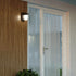 Vaxcel Solar Powered 4.5 in. Solar LED Outdoor Motion Sensor Wall Jar Light in Black Model: T0724