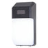 Vaxcel Solar Powered 4.5 in. Solar LED Outdoor Motion Sensor Wall Pack Light in Black Model: T0725