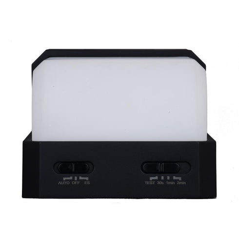 Vaxcel Solar Powered 4.5 in. Solar LED Outdoor Motion Sensor Wall Pack Light in Black Model: T0725