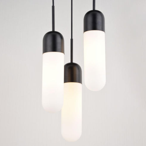 Vaxcel Thalia 10 in. 3 Watt Light Pendant in Matte Black Model: P0423