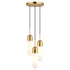 Vaxcel Thalia 10 in. W 3 Light Pendant in Antique Gold Model: P0422
