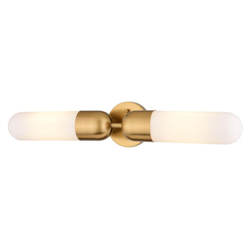 Vaxcel Thalia 24.75 in. 2 Light Wall Light in Antique Gold Model: W0480