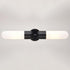 Vaxcel Thalia 24.75 in. 2 Light Wall Light in Matte Black Model: W0481