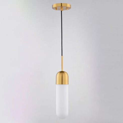 Vaxcel Thalia 4.75 in. W 1 Light Mini Pendant in Antique Gold Model: P0420