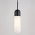 Vaxcel Thalia 4.75 in. W 1 Light Mini Pendant in Matte Black Model: P0421