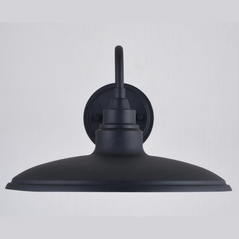 Vaxcel Tucson 13 in. LED Outdoor Wall Light in Textured Black and White Model: T0679