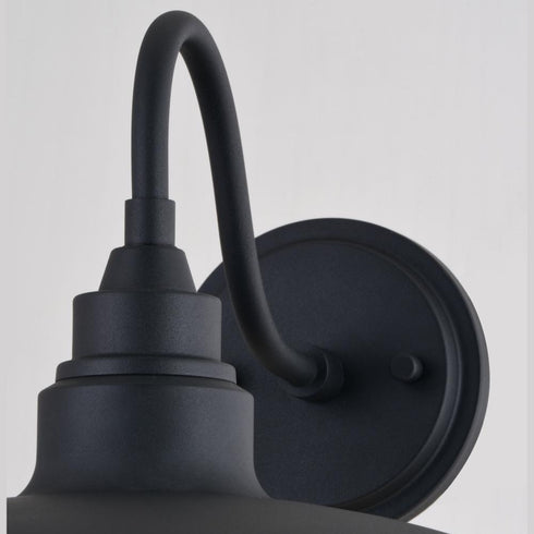 Vaxcel Tucson 13 in. LED Outdoor Wall Light in Textured Black and White Model: T0679