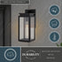Vaxcel Uptown 5 in. W Outdoor Wall Light in Matte Black Model: T0776