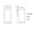 Vaxcel Uptown 6 in. W Outdoor Wall Light in Matte Black Model: T0777