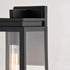 Vaxcel Uptown 6 in. W Outdoor Wall Light in Matte Black Model: T0777