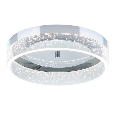 Vaxcel Vaughn 12 in. LED Flush Mount in Chrome Model: C0275