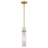 Vaxcel Vilo 4.5 in. W 1 Light Mini Pendant in Golden Brass Model: P0418
