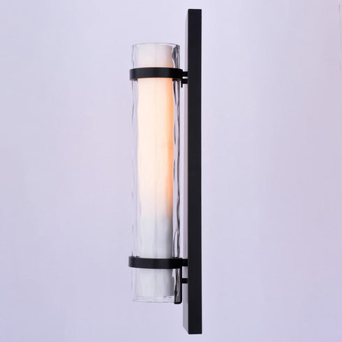 Vaxcel Vilo 4.5 in Wall Light in Matte Black Model: W0498
