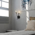 Vaxcel Warwick 5.75 in. W 2 Light Wall Light in Matte Black Model: W0493