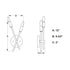 Vaxcel Warwick 5.75 in. W 2 Light Wall Light in Natural Brass Model: W0492