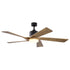 Vaxcel Wedgwood 60 in. LED Ceiling Fan in Black Model: F0120