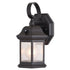 Vaxcel Wellington 6 in. Dusk to Dawn Outdoor Wall Light in Medium Bronze Model: T0738