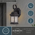 Vaxcel Wellington 6 in. Dusk to Dawn Outdoor Wall Light in Medium Bronze Model: T0738
