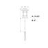 Vaxcel Westmont LED Low Voltage Landscape Path Light in Black Model: T0756
