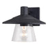 Vaxcel Westport 10 in. Outdoor Wall Light in Textured Black Model: T0752