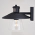 Vaxcel Westport Dualux 10 in. Outdoor Motion Sensor Wall Light in Textured Black Model: T0753
