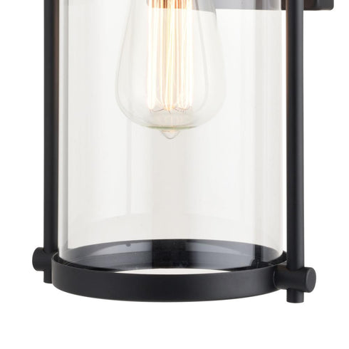 Vaxcel Winfield 7 in Outdoor Wall Light in Matte Black Model: T0685