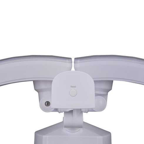Vaxcel Zeta 2 Light LED Outdoor Motion Sensor Smart Home Flood Light in White Model: T0620
