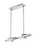 Z-Lite Aeon 1 Light Linear Chandelier in Chrome Finish Model: 1003-4CH-LED