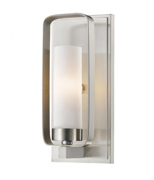 Z-Lite Aideen 1 Light Wall Sconce in Brushed Nickel Finish Model: 6000-1S-BN