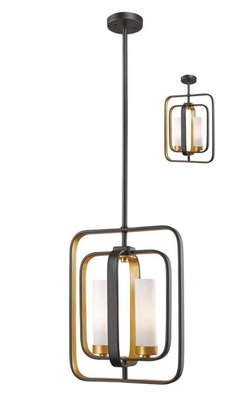 Z-Lite Aideen 2 Light Pendant in Bronze Gold Finish Model: 6000MP-BZGD
