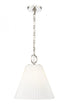 Z-Lite Alaric 1 Light Pendant in Matte Black Finish Model: 3042P14-MB