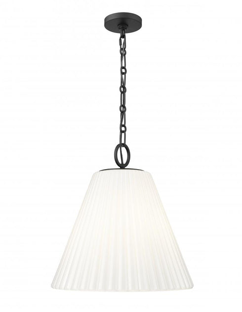 Z-Lite Alaric 3 Light Pendant in Matte Black Finish Model: 3042P18-MB