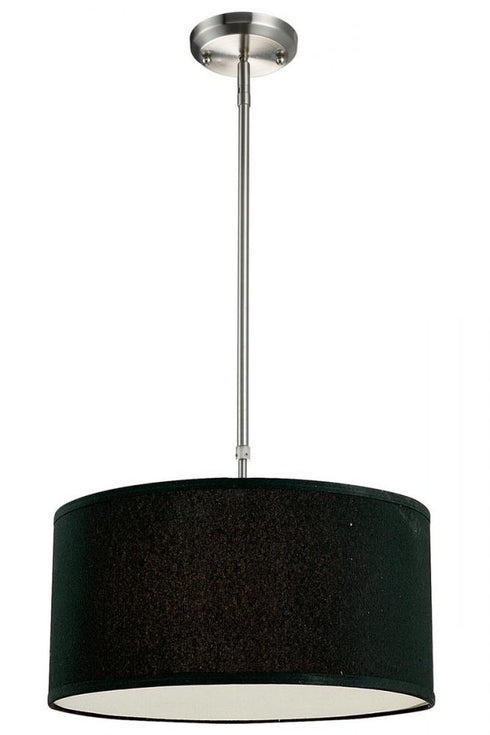 Z-Lite Albion 3 Light Pendant in Brushed Nickel Finish Model: 171-16B-C