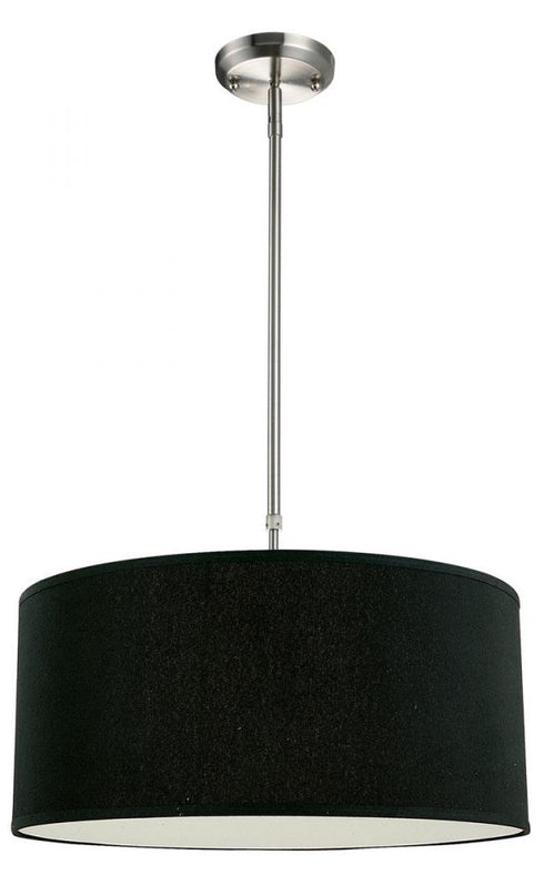 Z-Lite Albion 3 Light Pendant in Brushed Nickel Finish Model: 171-20B-C