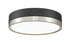 Z-Lite Algar 1 Light Flush Mount in Brushed Nickel Finish Model: 1006F12-BN-LED