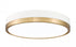 Z-Lite Algar 1 Light Flush Mount in Brushed Nickel Finish Model: 1006F16-BN-LED