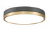 Z-Lite Algar 1 Light Flush Mount in Brushed Nickel Finish Model: 1006F16-BN-LED