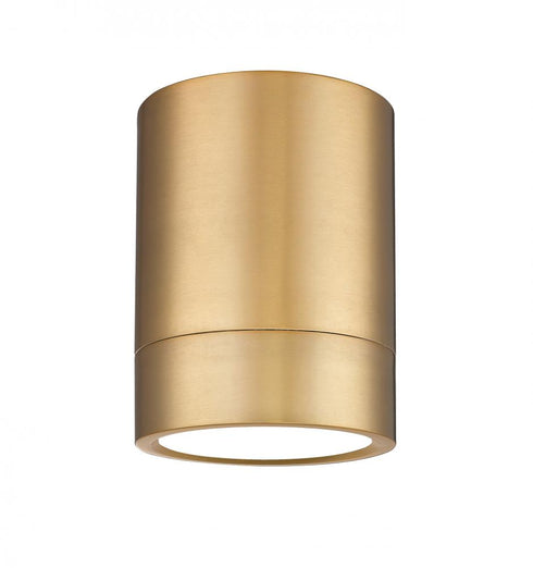 Z-Lite Algar 1 Light Flush Mount in Brushed Nickel Finish Model: 1006F6-BN-LED