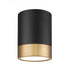 Z-Lite Algar 1 Light Flush Mount in Brushed Nickel Finish Model: 1006F6-BN-LED