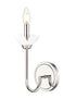 Z-Lite Allistair 1 Light Wall Sconce in Brushed Nickel Finish Model: 352-1S-BN