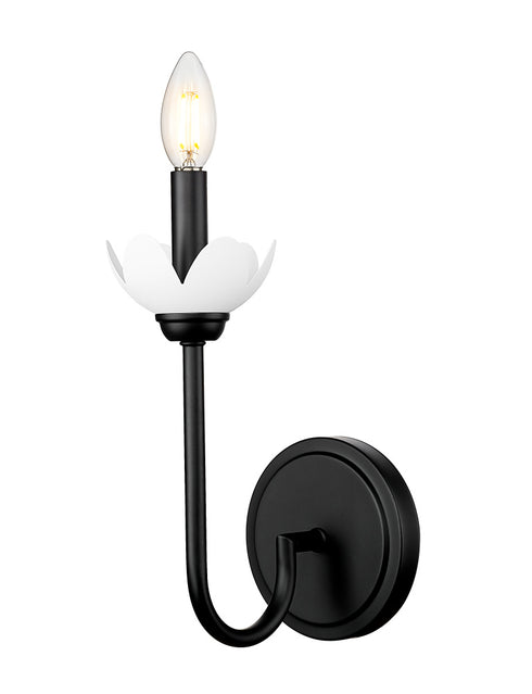 Z-Lite Allistair 1 Light Wall Sconce in Brushed Nickel Finish Model: 352-1S-BN