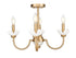 Z-Lite Allistair 4 Light Semi Flush Mount in Matte Black Finish Model: 352-4SF-MB