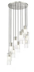 Z-Lite Alton 11 Light Chandelier in Brushed Nickel Finish Model: 824P-11R-BN