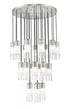 Z-Lite Alton 27 Light Chandelier in Brushed Nickel Finish Model: 824P-27R-BN