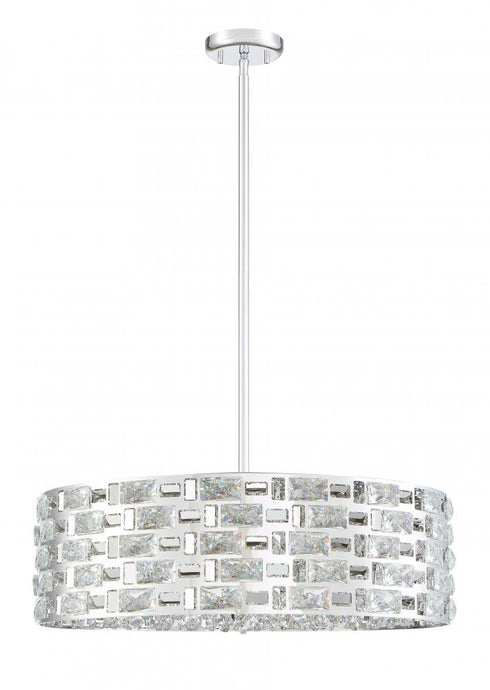 Z-Lite Aludra 7 Light Chandelier in Chrome Finish Model: 912P24-CH