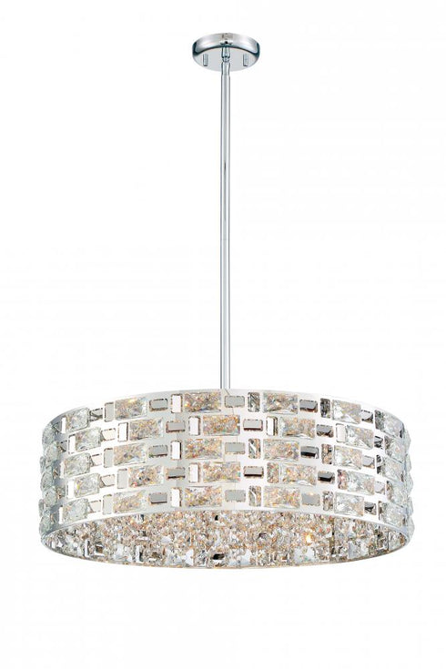 Z-Lite Aludra 7 Light Chandelier in Chrome Finish Model: 912P24-CH