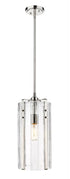 Z-Lite Alverton 1 Light Pendant in Matte Black Finish Model: 3036P8-MB