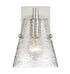 Z-Lite Analia 1 Light Wall Sconce in Brushed Nickel Finish Model: 1101-1S-BN