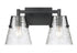 Z-Lite Analia 2 Light Vanity in Brushed Nickel Finish Model: 1101-2V-BN